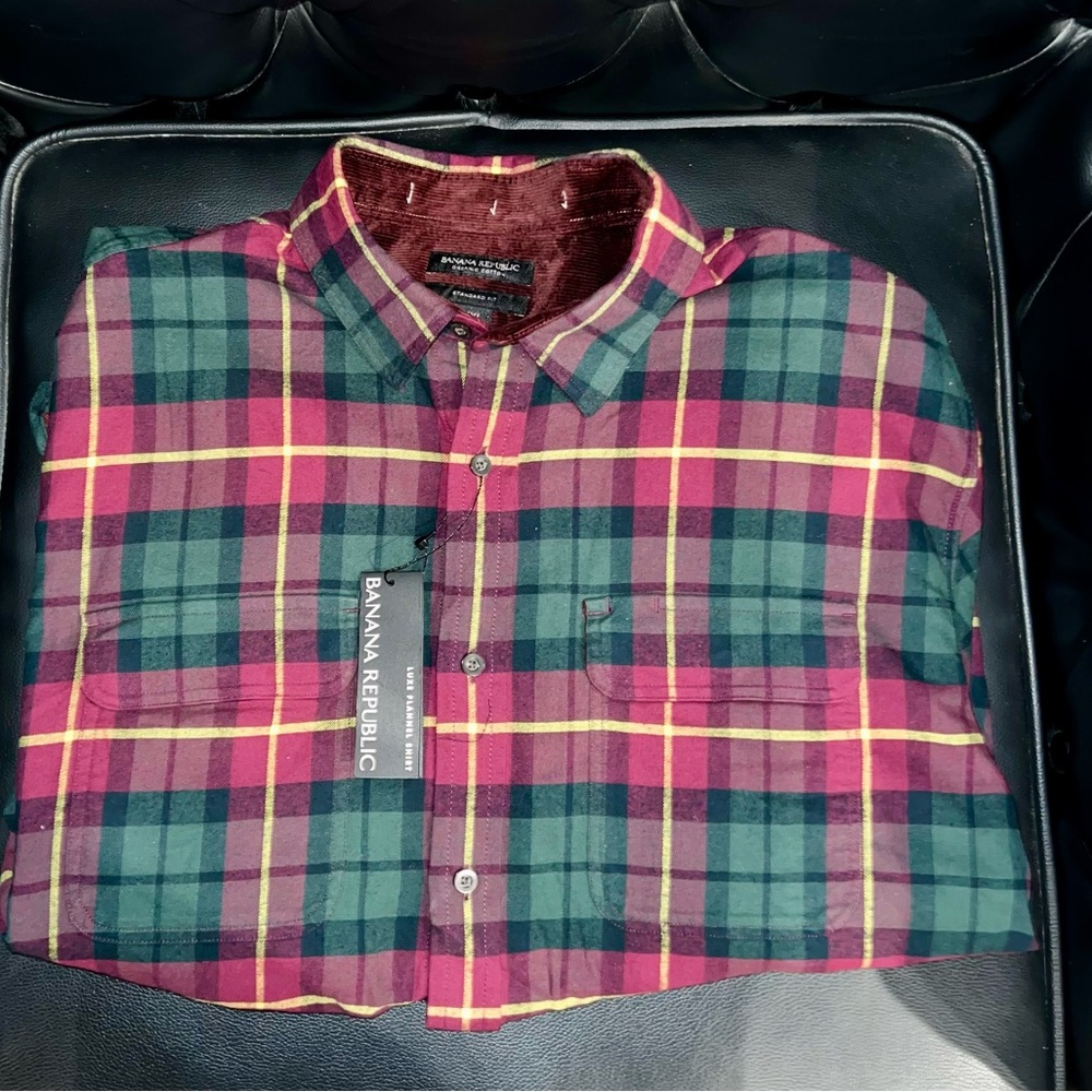 NWT Banana Republic Mens Button Down Shirt Xxl